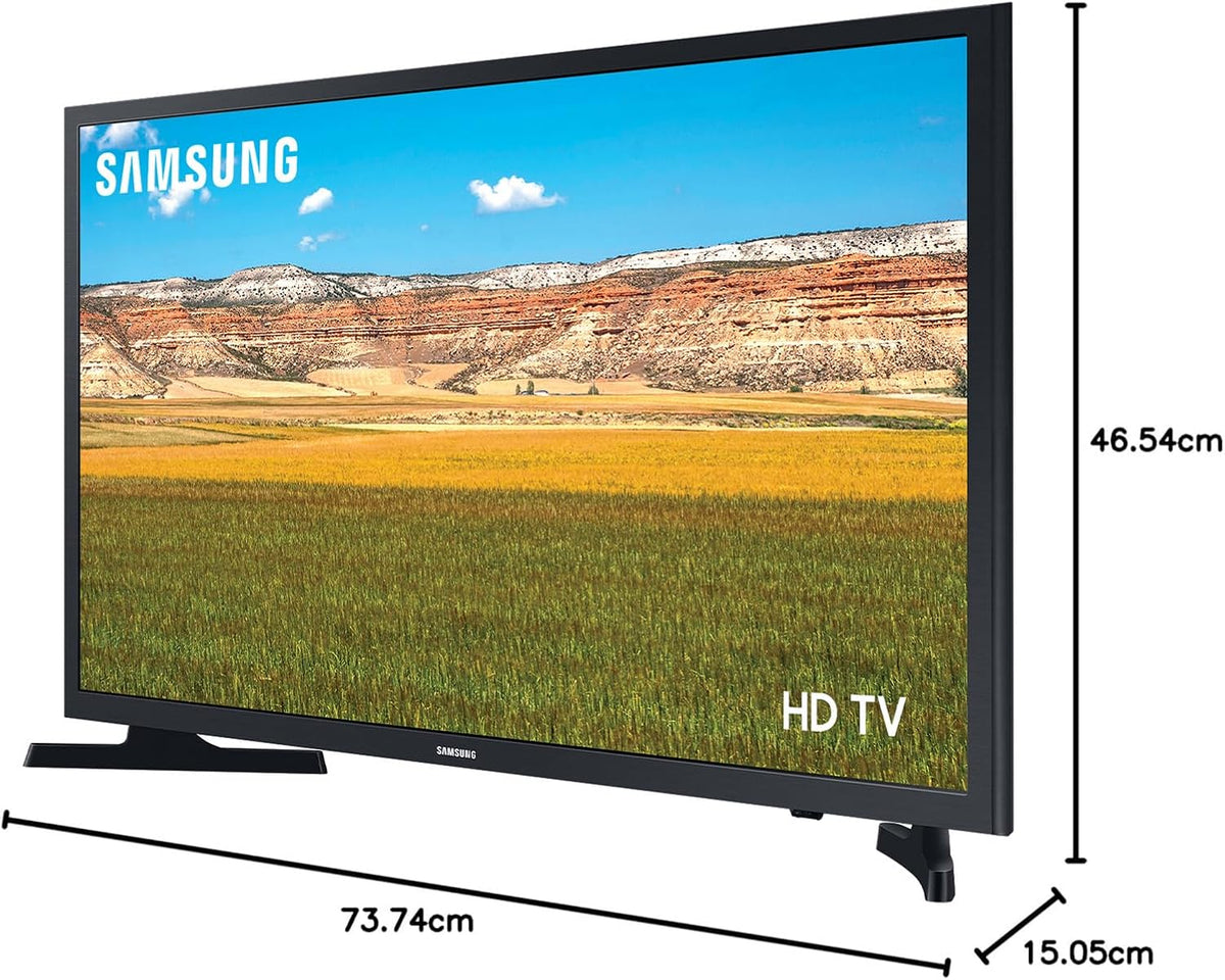 UE32T4305AEXXC 32-calowy telewizor Smart TV z rozdzielczością HD, technologią HDR, technologią PurColor, technologią Ultra Clean View i obsługą asystentów głosowych (Alexa)