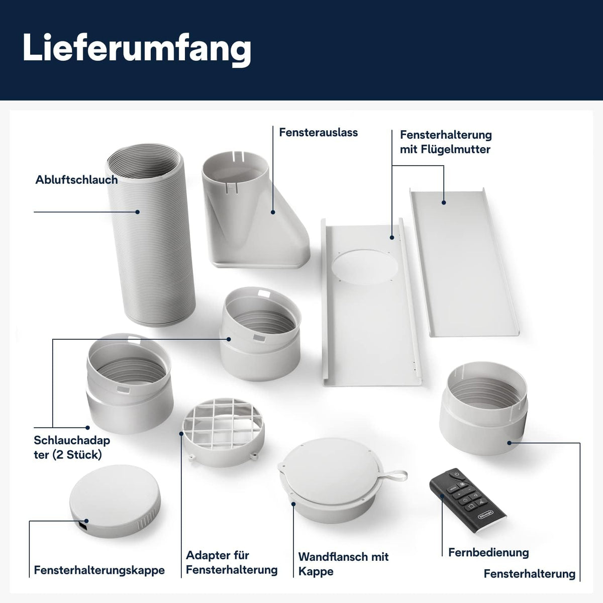 De'Longhi Pinguino PAC EL112 CST WiFi, przenośna klimatyzacja z technologią MyEcoRealFeel do pomieszczeń o kubaturze do 110 m³, 11 000 BTU/h, 2,9 kW, 63 dB, funkcja osuszania, A, sterowanie aplikacją i głosem, kolor biały