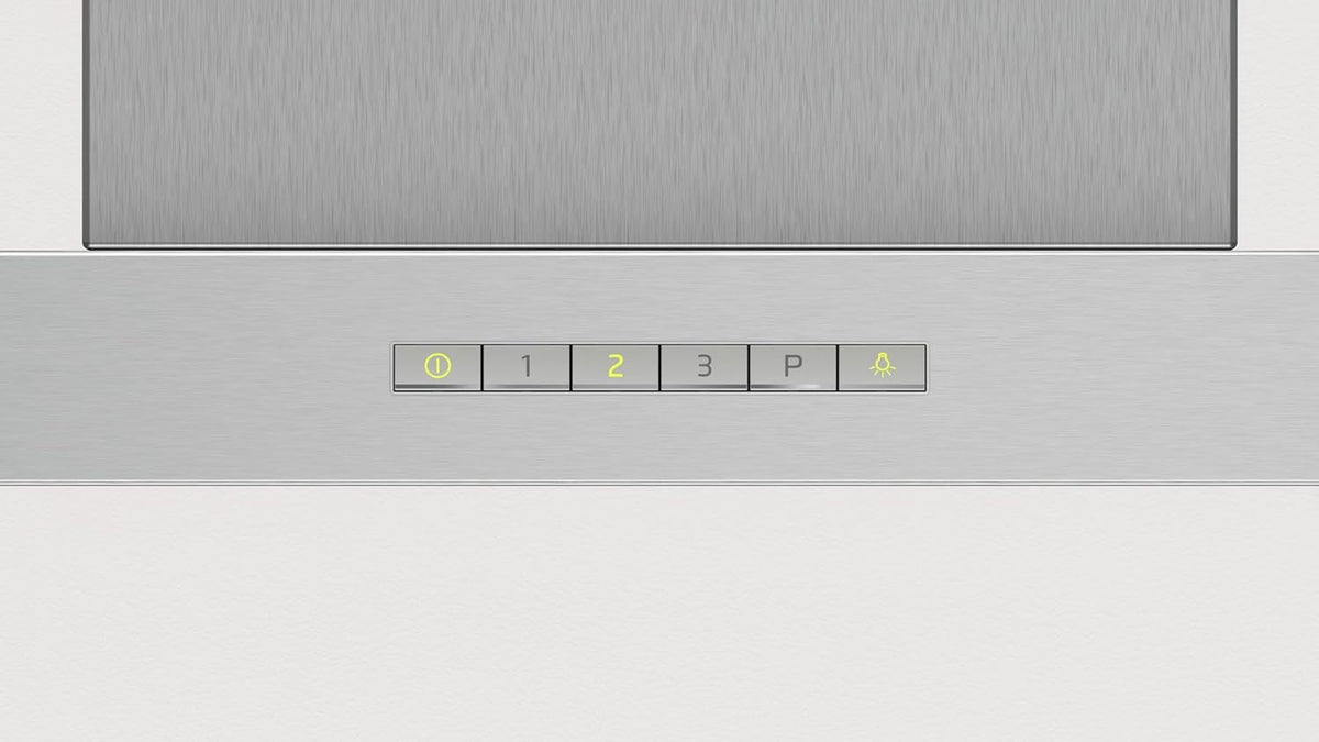 Balay – dekoracyjny okap ścienny, oświetlenie LED, 60 cm, 4 poziomy mocy, stal nierdzewna, 3BC067EX