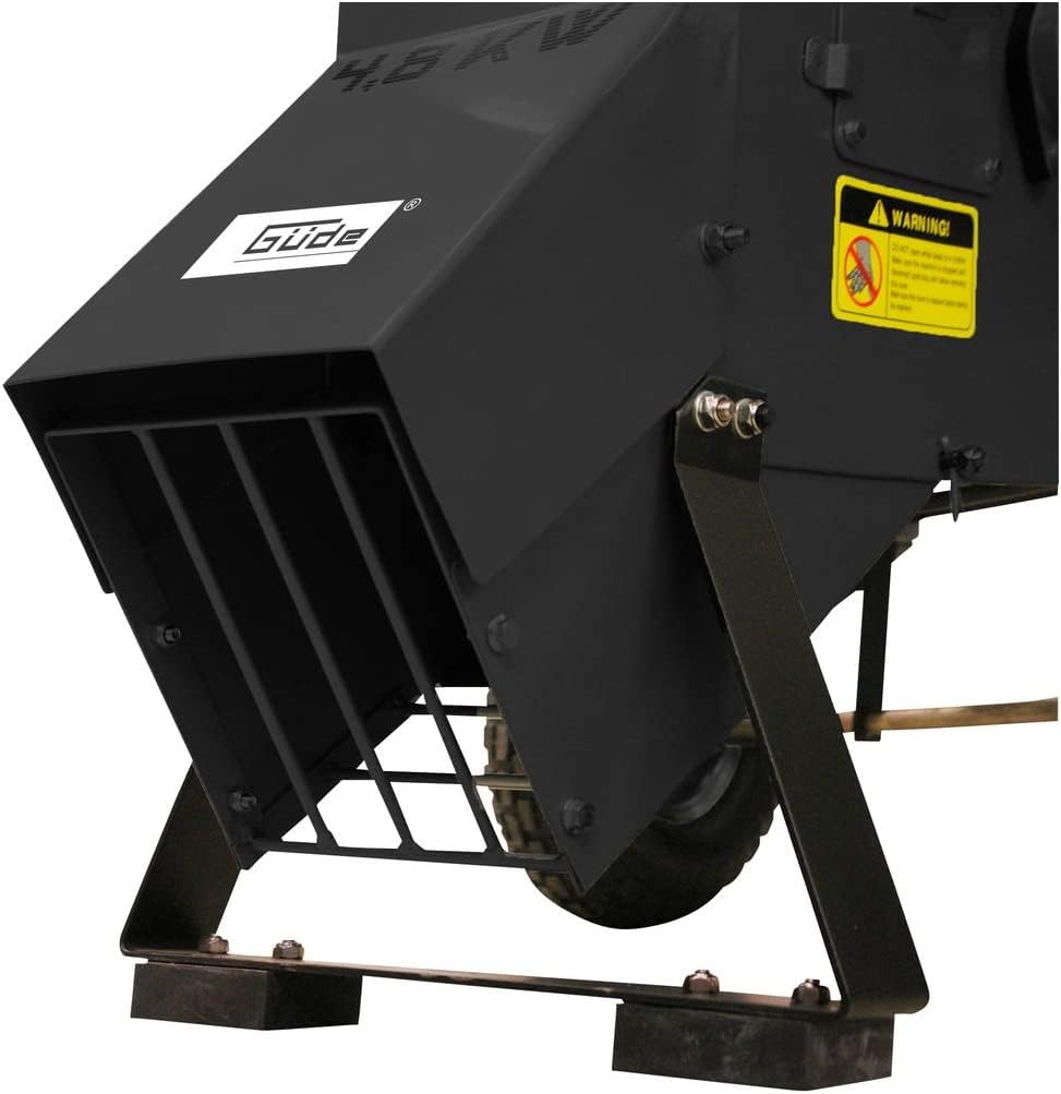 Rozdrabniacz ogrodowy GÜDE GH 651 B | Silnik benzynowy | Moc 4800 W | Do gałęzi o średnicy do 76 mm | Podwozie