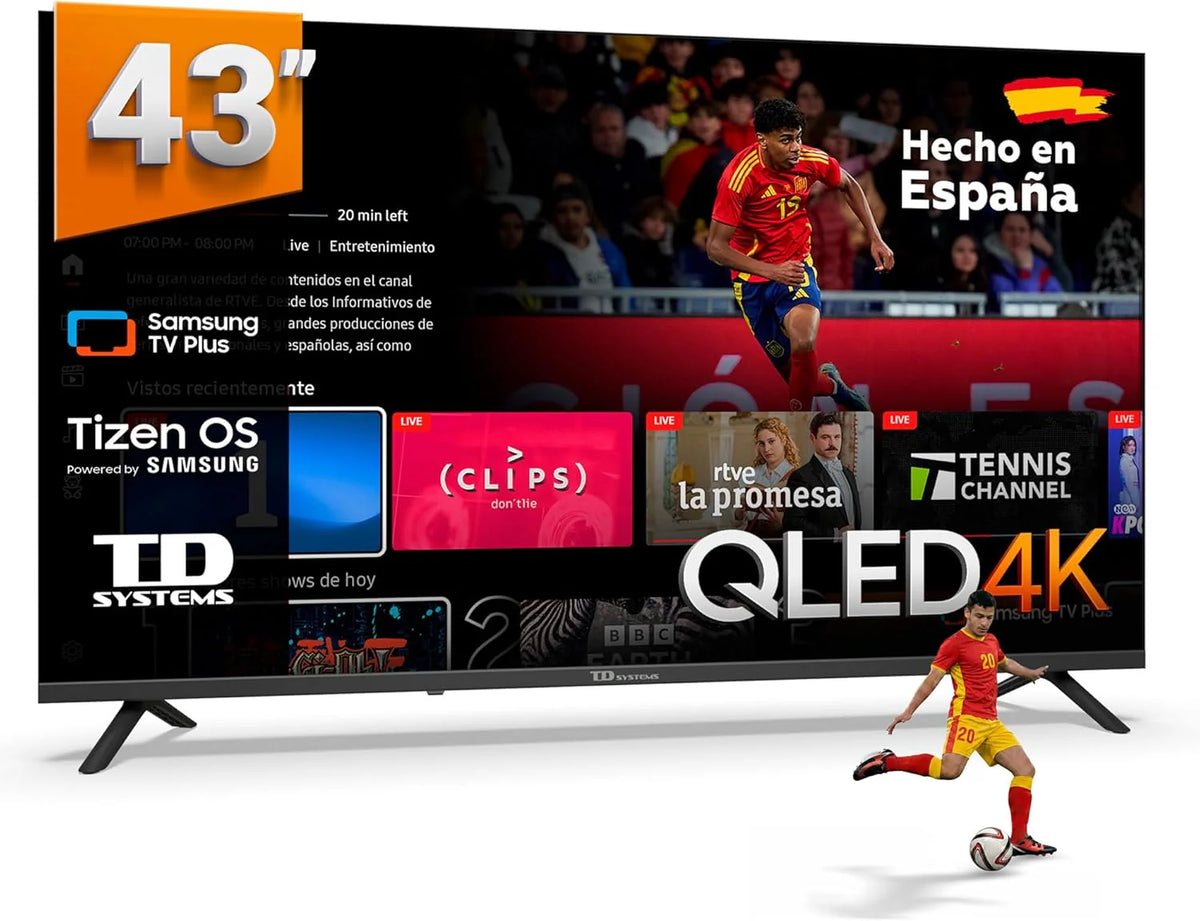 TD Systems – Smart TV 50 cali 4K z systemem operacyjnym Tizen 8.0, oparty na technologii Samsung, z potrójnym tunerem telewizyjnym (DVB-T2/C/S2). Telewizory z 2026 roku – PRIME50C22TIZEN