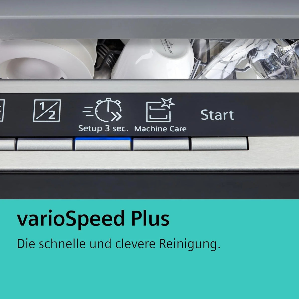 Zmywarka Siemens SN63EX06VE, iQ300 Smart, w pełni zintegrowana, 60 cm, szuflada na sztućce, bardzo cicha, varioSpeed, automatyczne otwieranie drzwi, potrójny system koszenia, infoLight, intensiveZone
