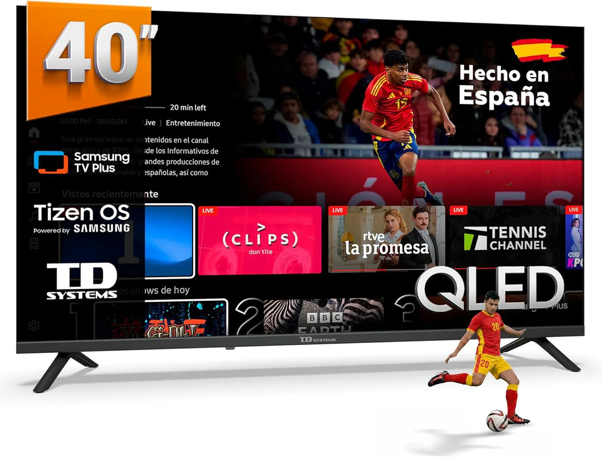 TD Systems – Smart TV 50 cali 4K z systemem operacyjnym Tizen 8.0, oparty na technologii Samsung, z potrójnym tunerem telewizyjnym (DVB-T2/C/S2). Telewizory z 2026 roku – PRIME50C22TIZEN