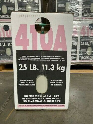 Czynnik chłodniczy R410A (25 funtów) – nowy, fabrycznie zaplombowany