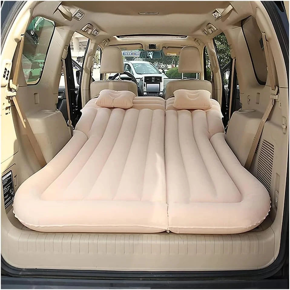 Autoluchtmatras voor de Hyundai Tucson Hybrid uit 2000. Draagbaar, comfortabel en duurzaam luchtmatras, ideaal voor reizen in de kofferbak en voor kamperen.