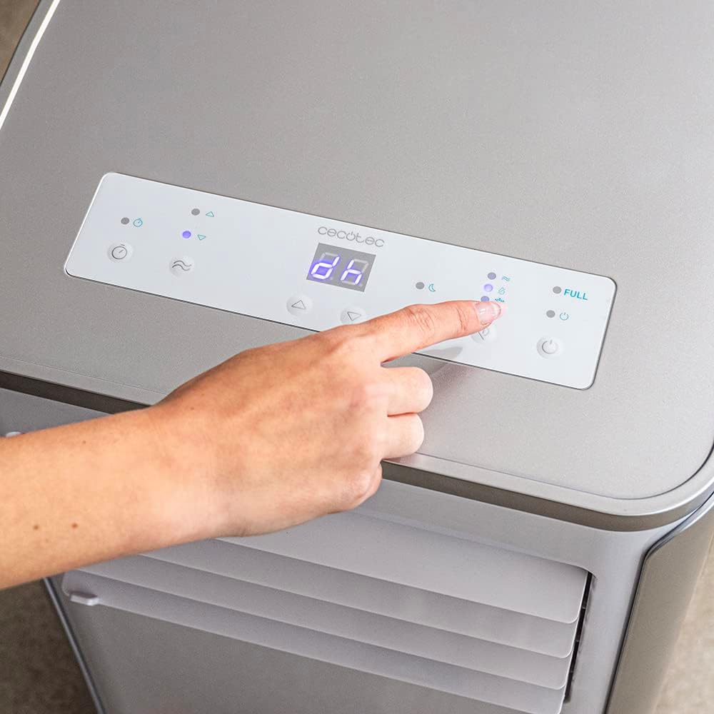 Cecotec ForceClima 9100 Przenośna klimatyzacja z pilotem. 9000 BTU, niskie zużycie energii, wyświetlacz LED, 4 tryby, 2 prędkości, zasięg 20-25 m²