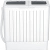 Portable Washing Machine, Twin Tub 20 Lbs Capacity, Washer(12 Lbs) and Spinner(8 Lbs), Durable Design, Timer Control, Compact Laundry Washer for RV, Apartments and Dorms, Grey+White