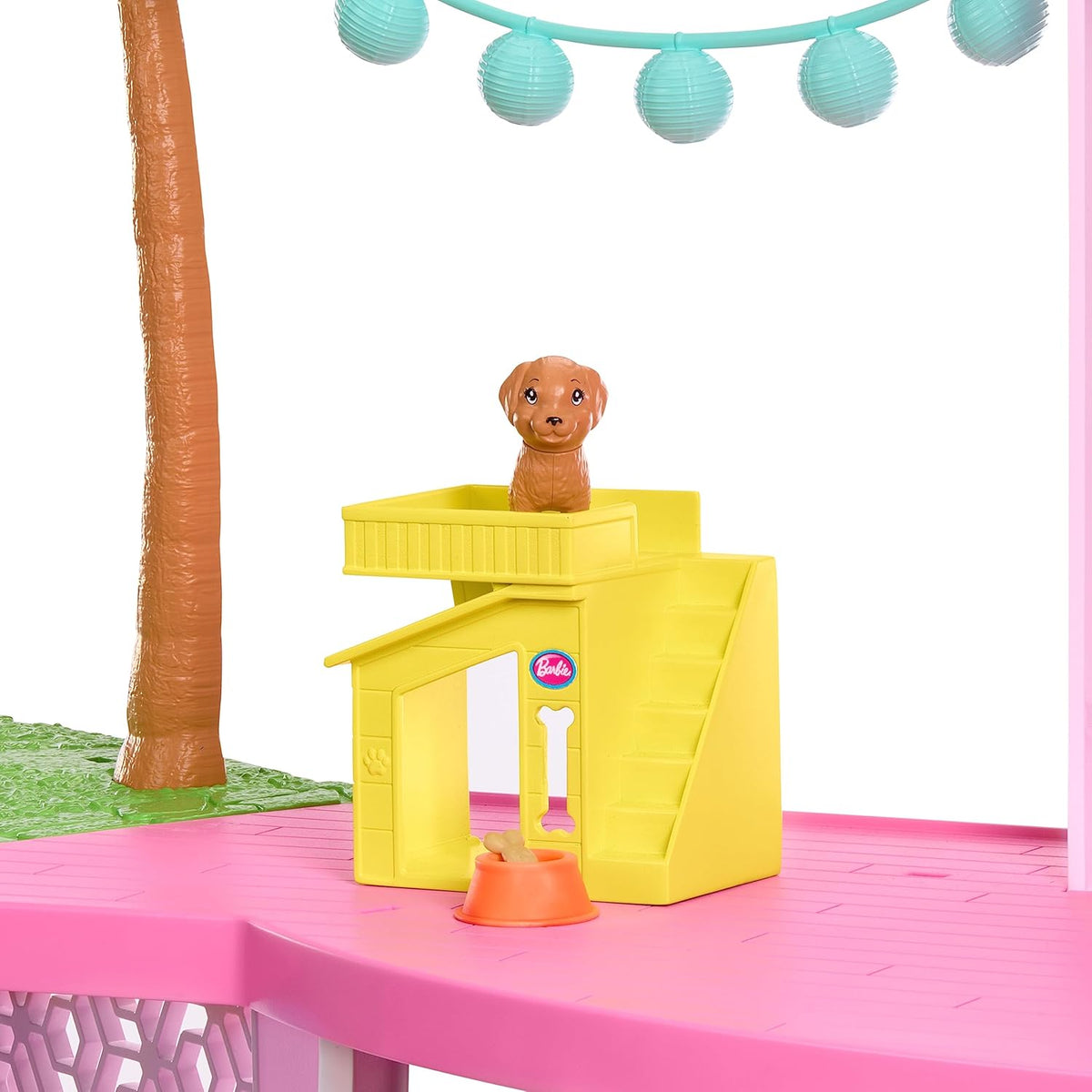 Barbie Dreamhouse 2023 – trzypiętrowy domek dla lalek z 75 meblami i akcesoriami, dla dzieci od 3. roku życia (Mattel HMX10)