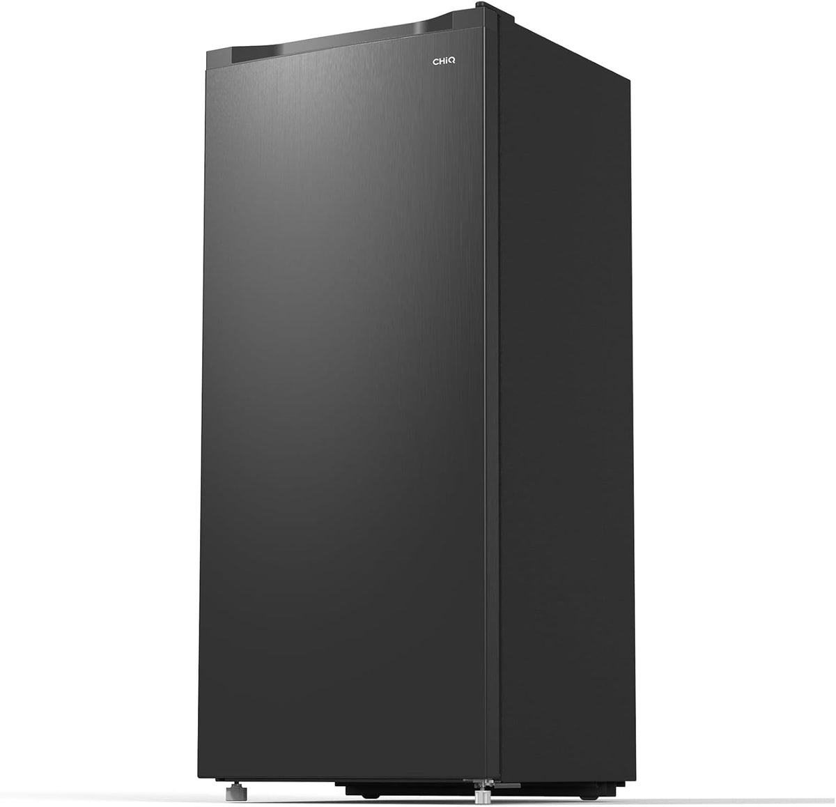 Zamrażarka CHiQ FSD166NE4E 166 l, technologia No Frost, odwracalne zawiasy drzwi, czarna stal nierdzewna, wysokość 144 cm