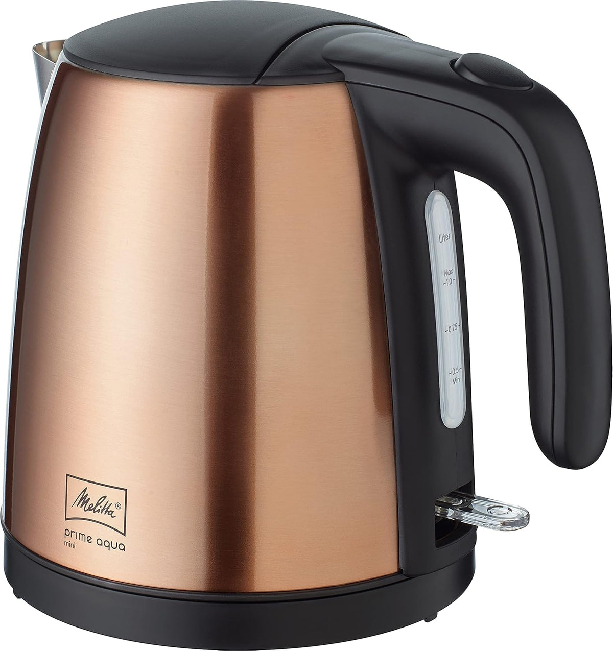 Melitta AromaFresh - Ekspres przelewowy - ze szklanym dzbankiem - wbudowanym młynkiem - funkcją timera - 10 filiżanek - Czysta czerń