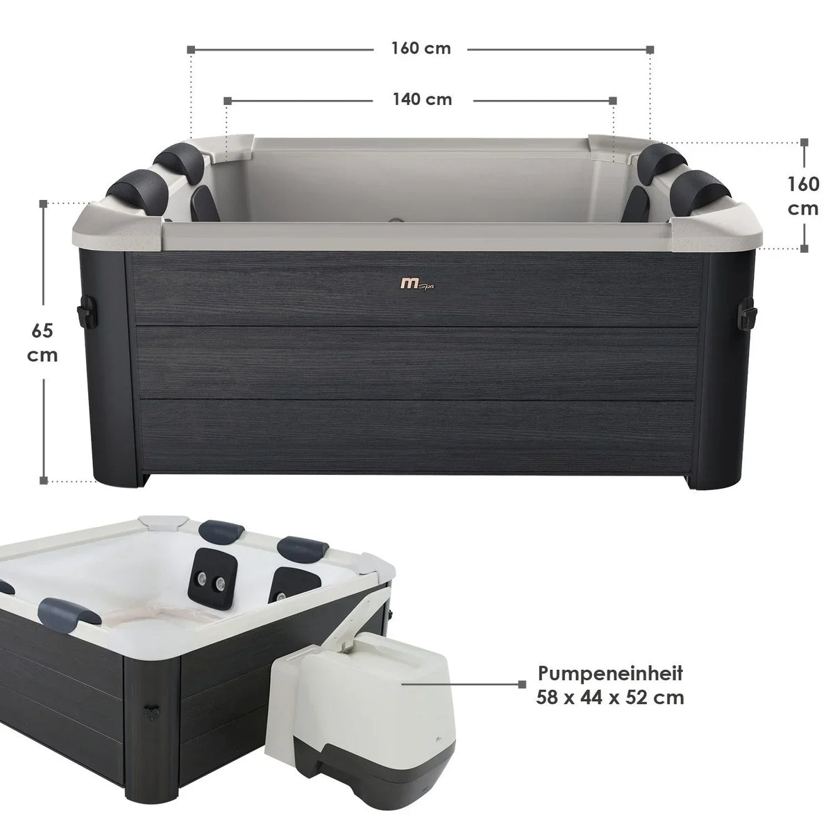 2026 Spa Whirlpool Oslo z oświetleniem LED
