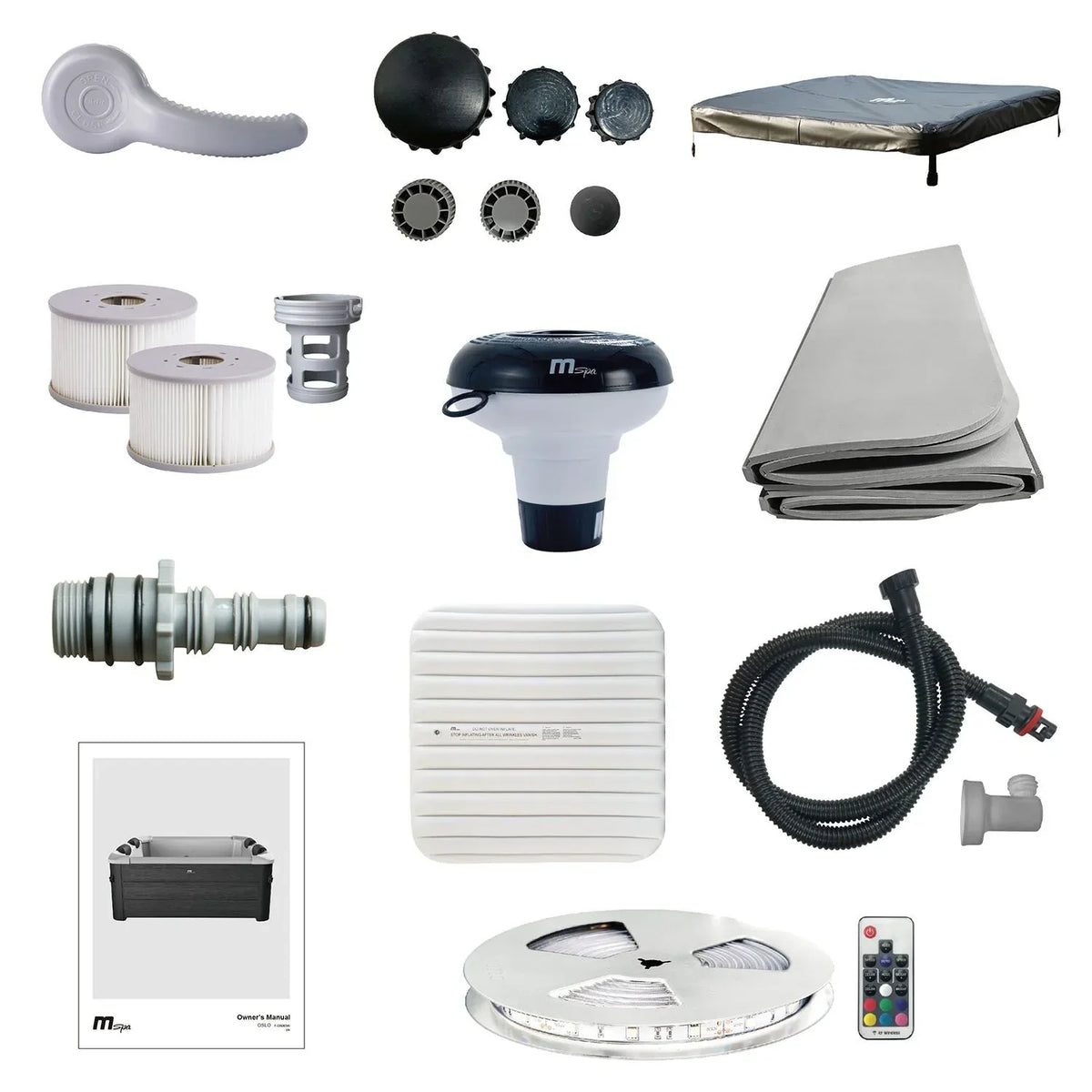 2026 Spa Whirlpool Oslo z oświetleniem LED