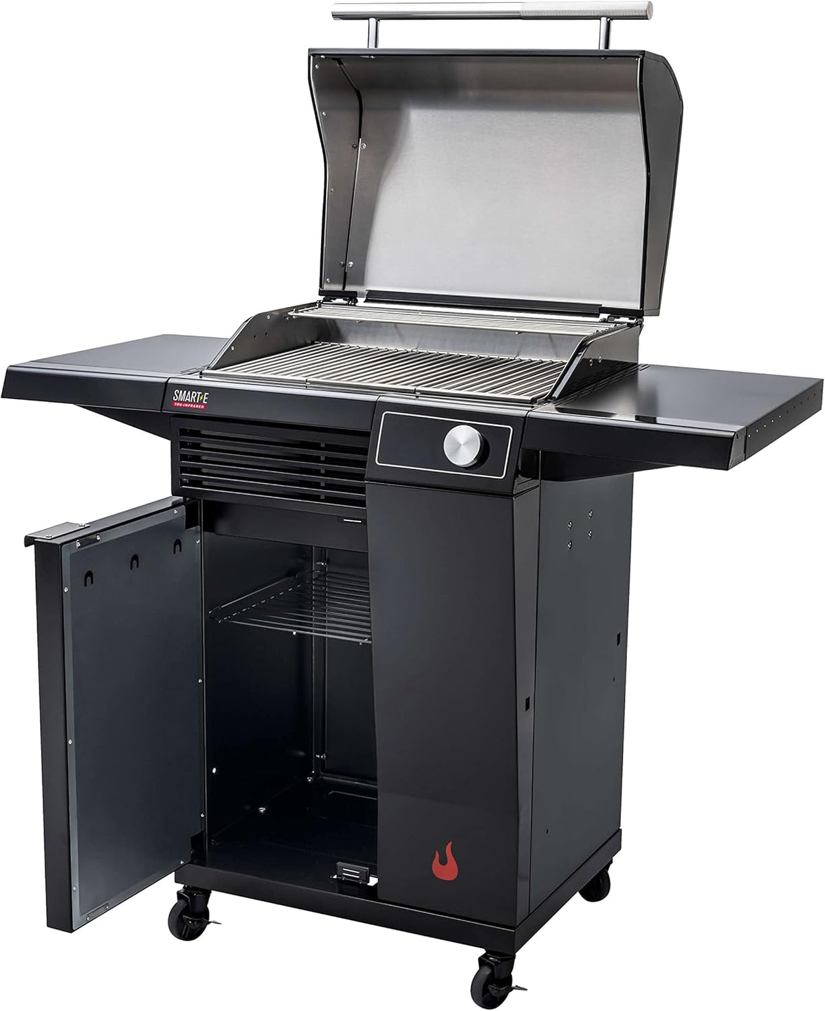 Grill elektryczny Char-Broil SMART-E – Grill z technologią E-POWER (90–370°C), precyzyjną regulacją temperatury i funkcją czyszczenia – idealny do grillowania na świeżym powietrzu, w ogrodzie i na tarasie.
