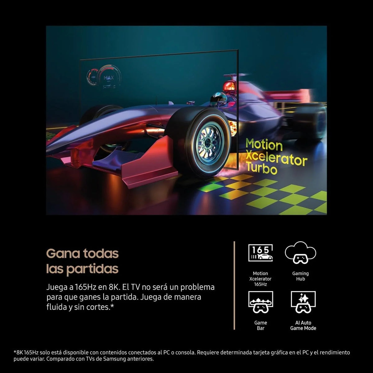 65-inch Neo QLED QN900F 8K Smart TV met AI Vision, ontspiegelend scherm en Motion Xcelerator 165Hz