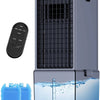 Portable Air Conditioners w/Remote, 4 Modes & 3 Speeds, Waterless Alert System & 2.4-Gal Tank for 20H Cooling, 12H Timer for Auto Off, 3-IN-1 Evaporative Air Cooler for Room Bedroom Home