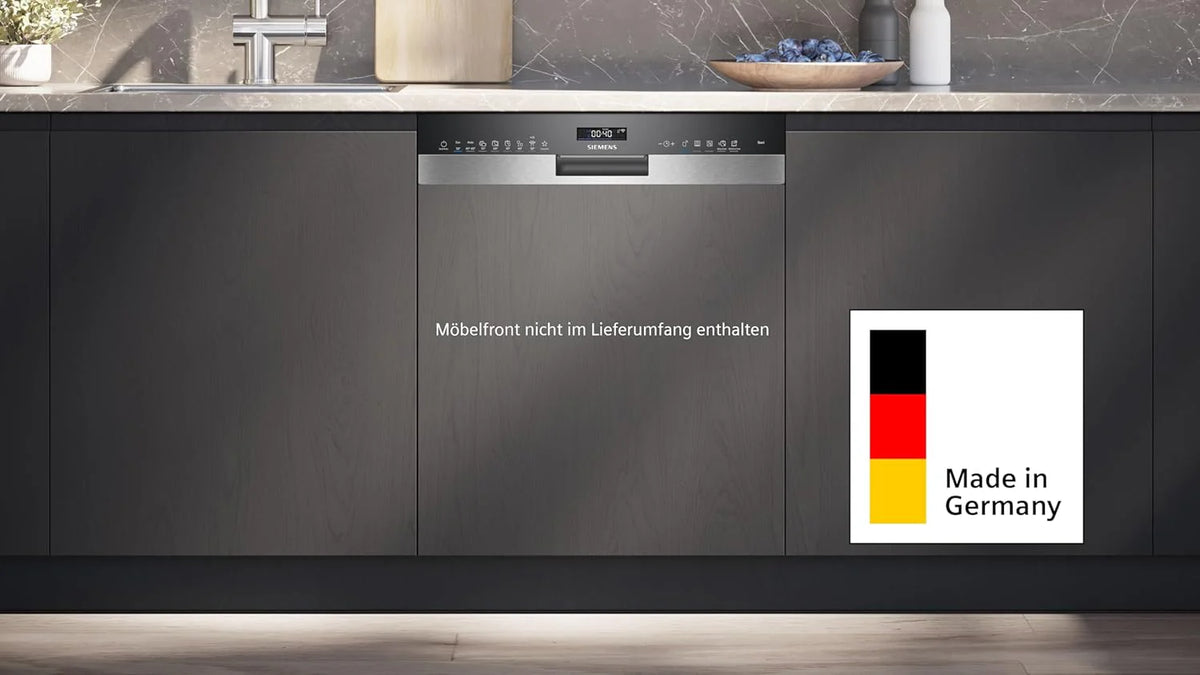 Zmywarka Siemens SN63EX06VE, iQ300 Smart, w pełni zintegrowana, 60 cm, szuflada na sztućce, bardzo cicha, varioSpeed, automatyczne otwieranie drzwi, potrójny system koszenia, infoLight, intensiveZone