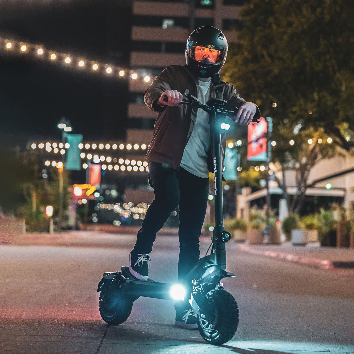 Gotrax GX3 elektrische offroadscooter uit 2026 – krachtige dubbele motoren, topsnelheid 64 km/u, offroadbanden