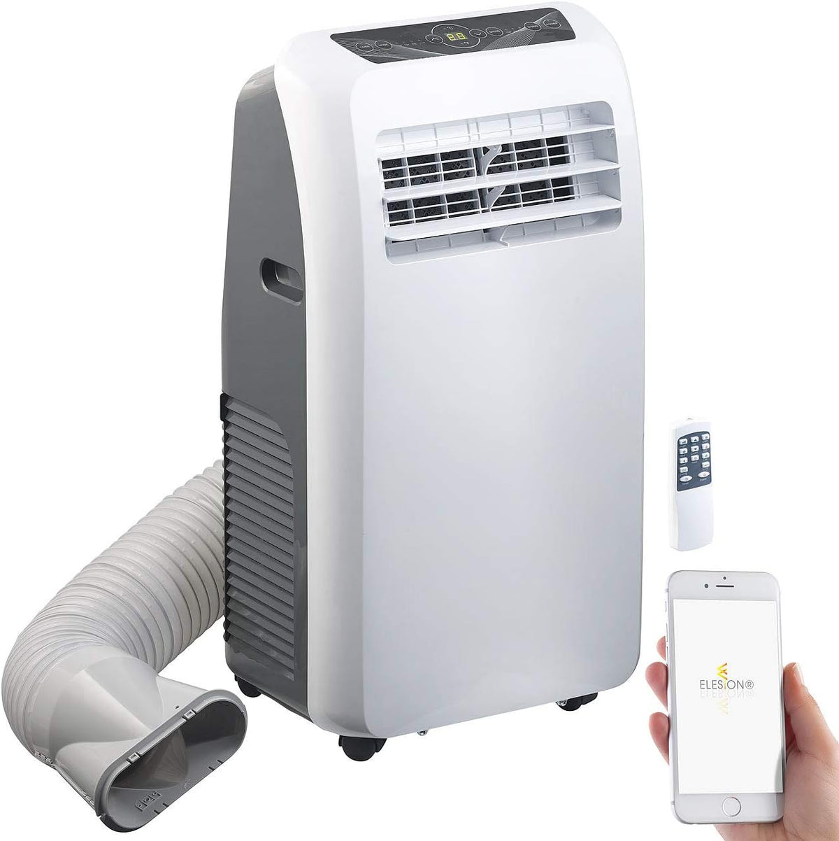 Klimatyzator Sichler Haushaltsgeräte z obsługą przez aplikację: chłodzenie, funkcja grzania, 12 000 BTU/h, 3500 W (zwrot konsumencki) (do pomieszczeń, smart, chłodzenie)