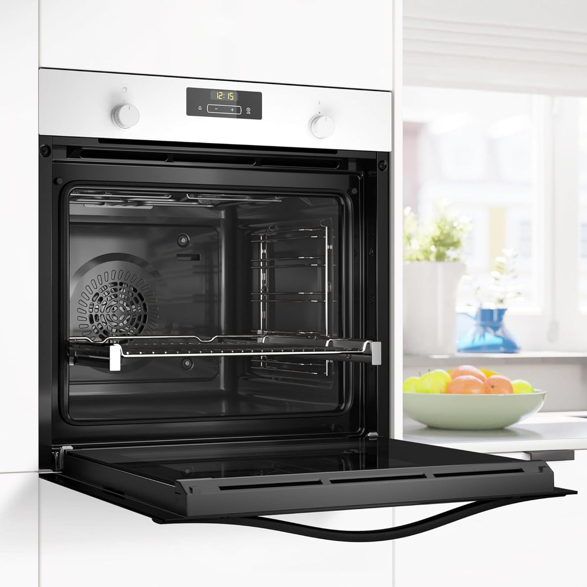 Balay – Piekarnik wielofunkcyjny, szerokość 60 cm, 71 l, seria Crystal, funkcja Air Fryer, Aqualysis, kolor biały, 3HB5159B4