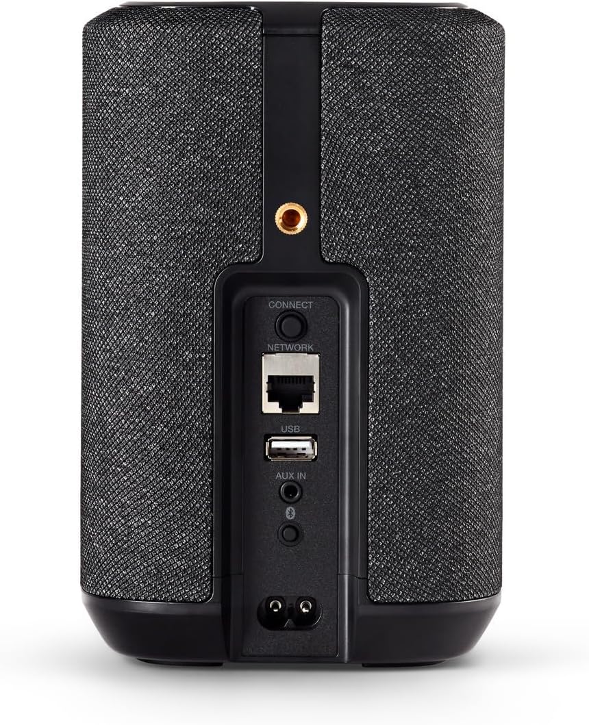 Głośnik Denon Home 150 Multiroom, głośnik HiFi z wbudowaną platformą HEOS, zintegrowaną funkcją Alexa, Wi-Fi, Bluetooth, USB, AirPlay 2, dźwiękiem Hi-Res, czarny