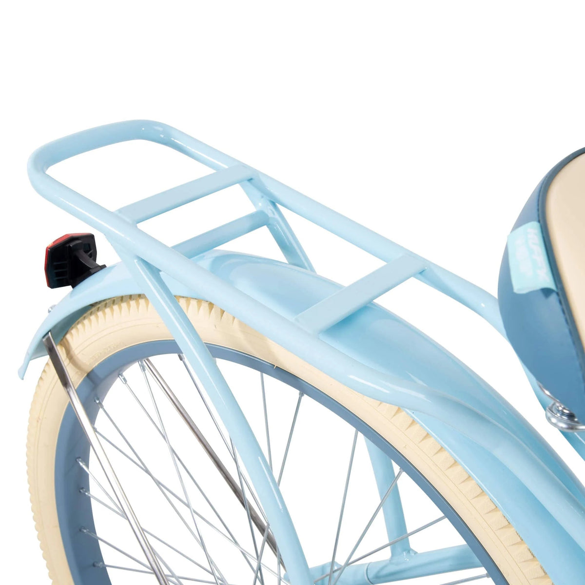 Klasyczny rower typu cruiser Huffy Nel Lusso z 2025 roku z ramą Perfect Fit, damski, jasnoniebieski, 26 cali