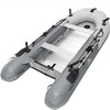 Inflatable Boat | Yacht Dinghy Tender Raft | Multi Person Fishing Boat | Aluminum Floor Oars | Fishing Rod Holders | Heavy-Duty PVC | 2024 Model |