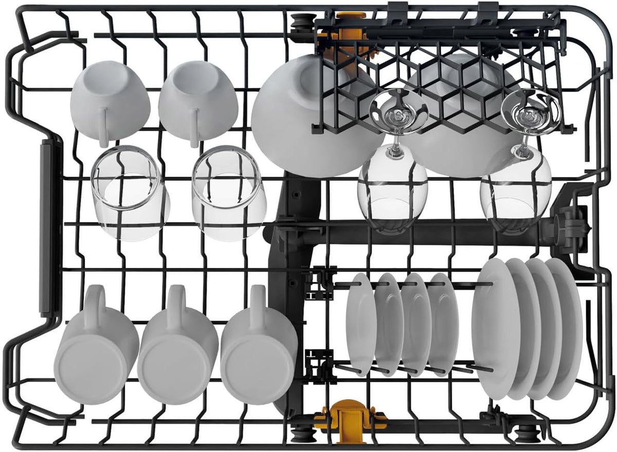 Zmywarka w pełni zintegrowana Bauknecht BK6FC11BS7A0X (45 cm)/ ActiveDry/Program sensorowy/PowerClean/Szuflada na sztućce/Program higieniczny/Pełna ochrona przed wodą/Multizone/Opóźniony start