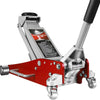 3 Ton Low Profile, Aluminum and Steel Racing Floor Jack with Dual Pistons Quick Lift Pump for Sport Utility Vehicle, Lifting Range 3-15/16